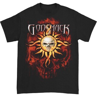 Foto 1 | Foto 1 | Camiseta Godsmack Burning Skull Rockinstone 180 G/m², 100% Algodón - Venta Internacional.