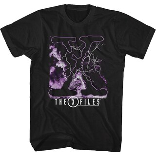 Foto 1 | Foto 1 | Camiseta Rockinstone Lightning X-files 180 G/m², 100% Algodón - Venta Internacional.