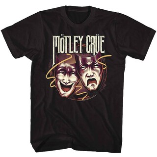 Foto 1 | Foto 1 | Camiseta Rockinstone Motley Crue Drama Masks 100% Algodón - Venta Internacional.