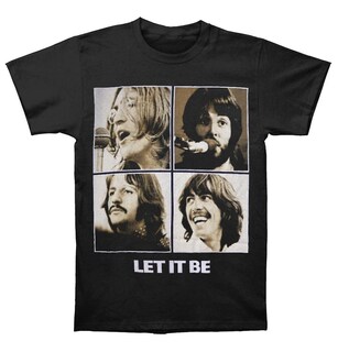 Foto 1 | Foto 1 | Camiseta Rockinstone The Beatles Let It Be Sepia Retail - Venta Internacional.