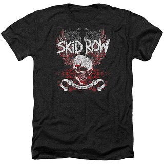 Foto 1 | Foto 1 | Camiseta Rockinstone Skid Row Winged Skull 100% Algodón - Venta Internacional.