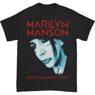 Foto 1 | Foto 1 | Camiseta Rockinstone Marilyn Manson Hey Cruel World - Venta Internacional.