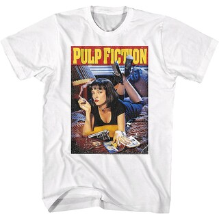 Foto 1 | Foto 1 | Camiseta Rockinstone Pulp Fiction Con Póster Desgastado - Venta Internacional.