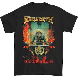Foto 1 | Foto 1 | Camiseta Rockinstone Megadeth New World Order Para Hombre - Venta Internacional.