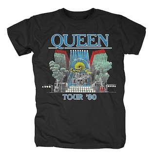 Foto 1 | Foto 1 | Camiseta Rockinstone Queen Tour 80 Para Mujer - Venta Internacional.