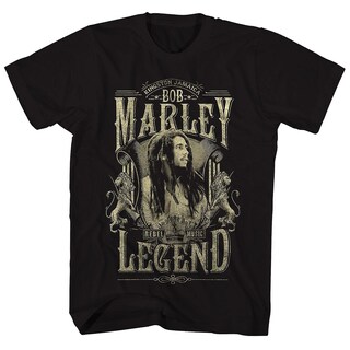 Foto 1 | Foto 1 | Camiseta Rockinstone Bob Marley Rebel Music Legend - Venta Internacional.