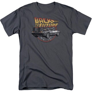 Foto 1 | Foto 1 | Camiseta Rockinstone Lightning Bolts Regreso Al Futuro - Venta Internacional.