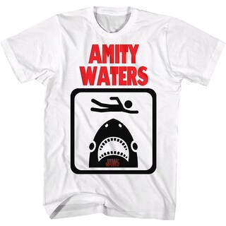 Foto 1 | Foto 1 | Camiseta Rockinstone Amity Waters Jaws 100% Algodón - Venta Internacional.