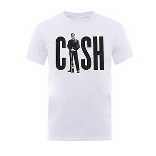 Foto 1 | Foto 1 | Camiseta Rockinstone Johnny Cash Standing Cash 180 G/m² - Venta Internacional.