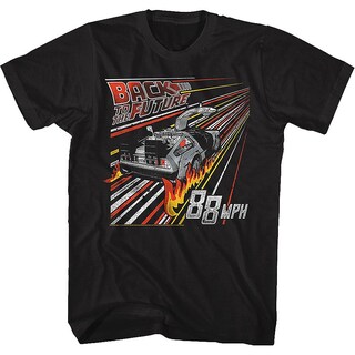 Foto 1 | Foto 1 | Camiseta Rockinstone Retro Fire Tracks Back To The Future - Venta Internacional.