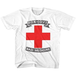 Foto 1 | Foto 1 | Camiseta Rockinstone Bon Jovi Badmed Youth 100% Algodón - Venta Internacional.
