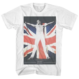 Foto 1 | Foto 1 | Camiseta Con La Bandera De La Union Jack De La Reina Freddie Mercury De Rockinstone - Venta Internacional.
