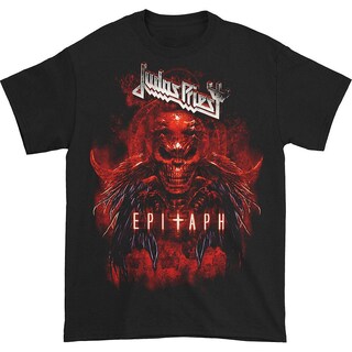 Foto 1 | Foto 1 | Camiseta Rockinstone Judas Priest Epitaph Red Horns Para Hombre - Venta Internacional.