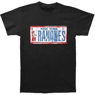 Foto 1 | Foto 1 | Camiseta Rockinstone Ramones Matrícula 100% Algodón - Venta Internacional.