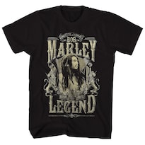 Camiseta Rockinstone Bob Marley Rebel Music Legend - Venta Internacional.
