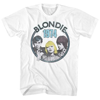 Foto 1 | Foto 1 | Camiseta Rockinstone Blondie 1974 Foto De Grupo Para Hombre - Venta Internacional.