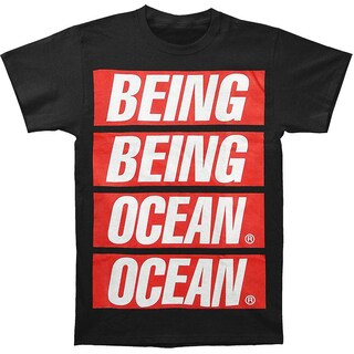 Foto 1 | Foto 1 | Camiseta Rockinstone Being As An Ocean Propaganda Para Hombres - Venta Internacional.