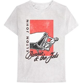 Foto 1 | Foto 1 | Camiseta Rockinstone Con Estampado De Elton John Bennie And The Jets - Venta Internacional.