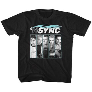 Foto 1 | Foto 1 | Camiseta Rockinstone Nsync Blue Flame Para Jóvenes - Venta Internacional.