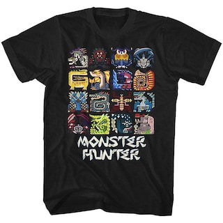 Foto 1 | Foto 1 | Camiseta Rockinstone Monster Hunter Symbols 180 G/m² - Venta Internacional.