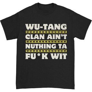 Foto 1 | Foto 1 | Camiseta Rockinstone Wu Tang Clan F*ck Wit Negra Para Hombre - Venta Internacional.