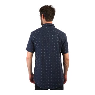 Foto 2 | Foto 2 | Camisa Quiksilver Manga Corta Azul para Hombre
