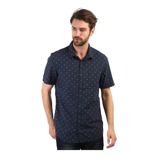 Foto 3 | Foto 3 | Camisa Quiksilver Manga Corta Azul para Hombre