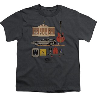 Foto 1 | Foto 1 | Camiseta Rockinstone Youth Back To The Future Unisex - Venta Internacional.