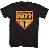 Camiseta Rockinstone Black Kiss Army 100% Algodón - Venta Internacional.
