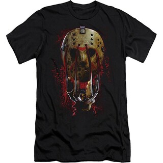 Foto 1 | Foto 1 | Camiseta Rockinstone Con Guante Y Máscara Freddy Contra Jason - Venta Internacional.