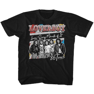Foto 1 | Foto 1 | Camiseta Loverboy Lovin Every Min Tour Para Jóvenes - Venta Internacional.