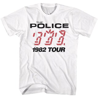 Foto 1 | Foto 1 | Camiseta Rockinstone Police 1982 Tour Para Hombre - Venta Internacional.