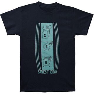 Foto 1 | Foto 1 | Camiseta Rockinstone Saves The Day Developing, Algodón De 180 G/m² - Venta Internacional.