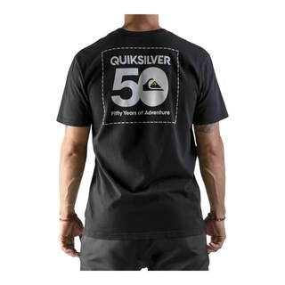 Foto 3 | Foto 3 | Playera Quiksilver The Label Negra para Hombre