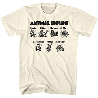 Foto 1 | Foto 1 | Camiseta Rockinstone Animal House Cartoons 100% Algodón - Venta Internacional.