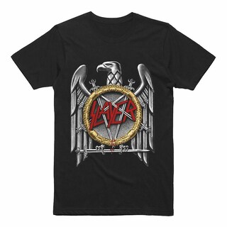 Foto 1 | Foto 1 | Camiseta Rockinstone Slayer Silver Eagle 180 G/m² 100% Algodón - Venta Internacional.