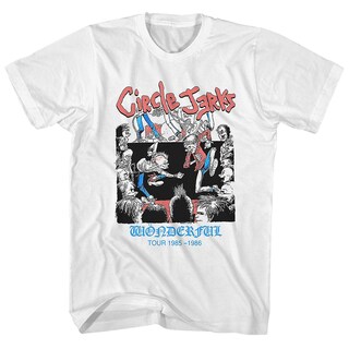 Foto 1 | Foto 1 | Camiseta Rockinstone Circle Jerks Wonderful Tour 1985-1986 - Venta Internacional.