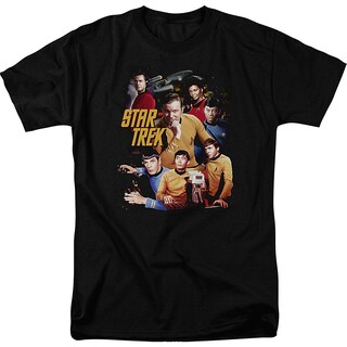 Foto 1 | Foto 1 | Camiseta Rockinstone Collage Star Trek 100% Algodón - Venta Internacional.