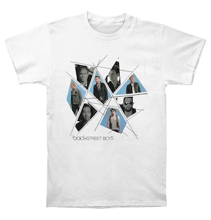 Foto 1 | Foto 1 | Camiseta Rockinstone Backstreet Boys Geometric 2008 World Tour - Venta Internacional.