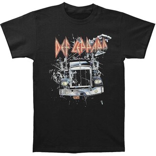 Foto 1 | Foto 1 | Camiseta Rockinstone Def Leppard Through Night 100% Algodón - Venta Internacional.