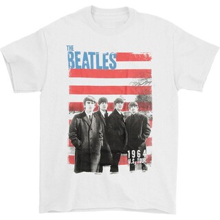 Foto 1 | Foto 1 | Camiseta Rockinstone Beatles Star Spangled Photo 180 G/m² - Venta Internacional.
