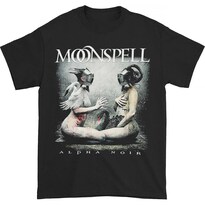 Camiseta Rockinstone Moonspell Alpha Noir 180 G/m² 100% Algodón - Venta Internacional.