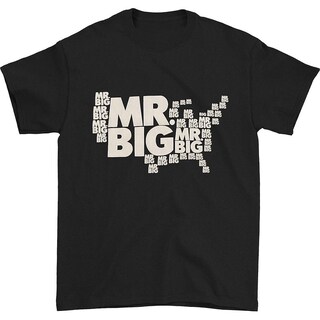 Foto 1 | Foto 1 | Camiseta Rockinstone Mr. Big Map 2011 Tour 100% Algodón - Venta Internacional.