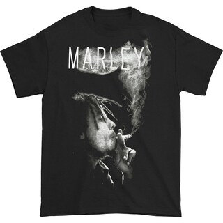 Foto 1 | Foto 1 | Camiseta Rockinstone Bob Marley B&w Blunt Smoke Para Hombre - Venta Internacional.