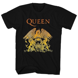 Foto 1 | Foto 1 | Camiseta Rockinstone Queen Golden Gradient Crest Para Mujer - Venta Internacional.