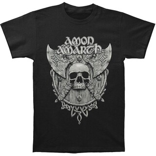 Foto 1 | Foto 1 | Camiseta Rockinstone Amon Amarth Grey Skull 180 G/m² 100% Algodón - Venta Internacional.