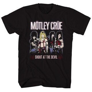 Foto 1 | Foto 1 | Camiseta Rockinstone Motley Crue Shout At The Devil - Venta Internacional.