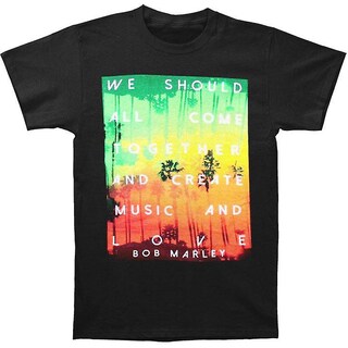 Foto 1 | Foto 1 | Camiseta Rockinstone Bob Marley Create Music 180 G/m², 100% Algodón - Venta Internacional.