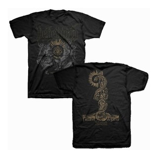 Foto 1 | Foto 1 | Camiseta Rockinstone Behemoth Messe Noir 180 G/m², 100% Algodón - Venta Internacional.