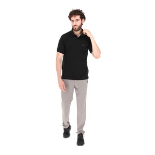 Foto 4 | Foto 4 | Playera Tipo Polo T-shark Negra para Hombre